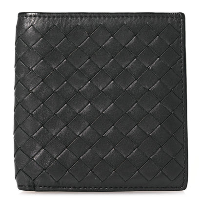 Bottega Veneta Nappa Intrecciato Bi-Fold Wallet Grey 1 of 13