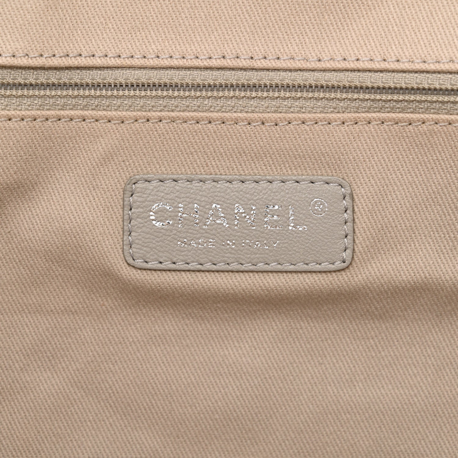 Chanel Calfskin Deauville Tote White 6 of 14
