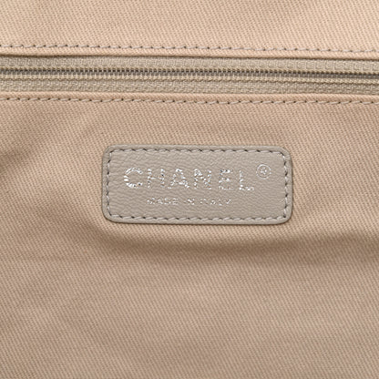 Chanel Calfskin Deauville Tote White 6 of 14