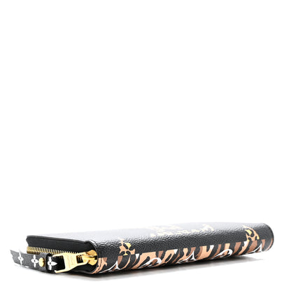 Louis Vuitton Monogram Giant Jungle Zippy Wallet Black 4 of 6
