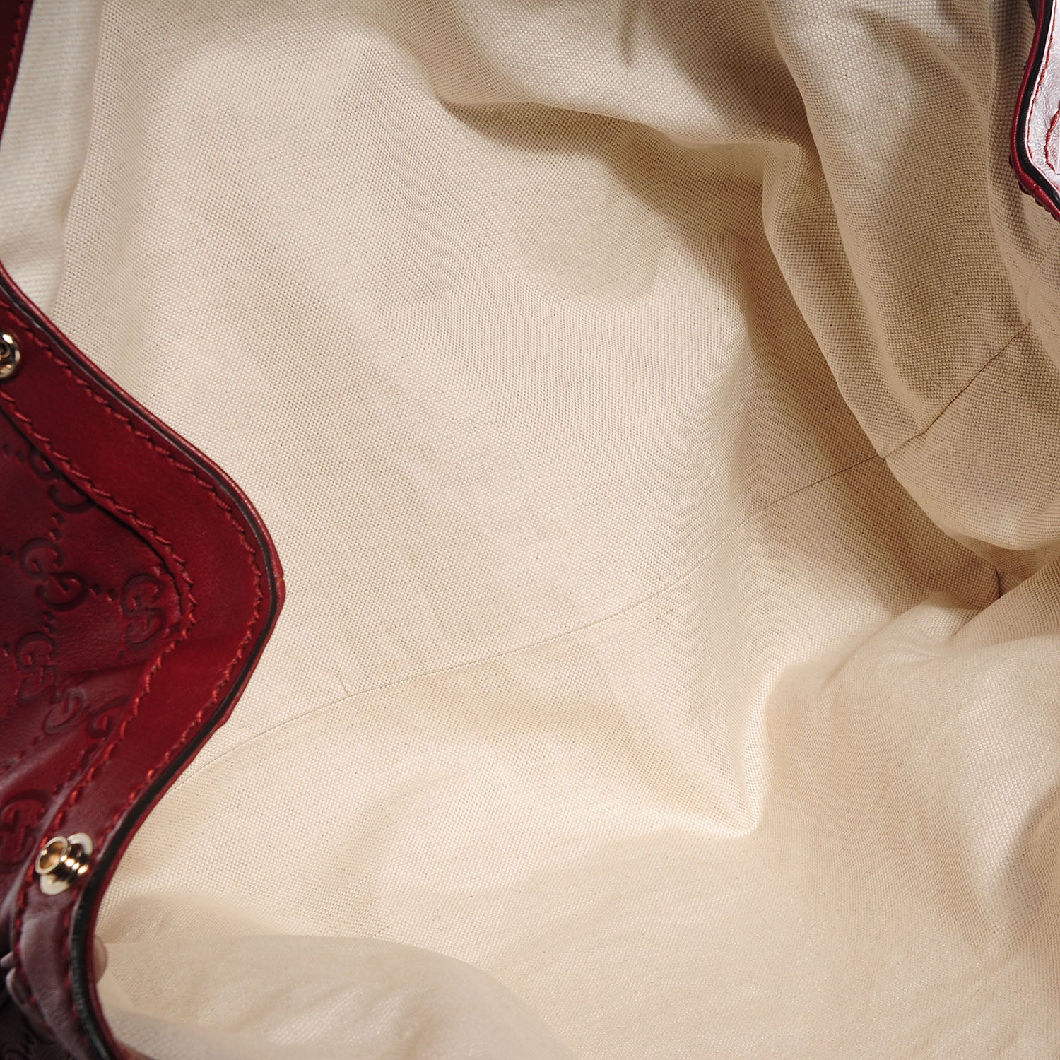 Gucci Guccissima Large Sukey Tote Red 5 of 7