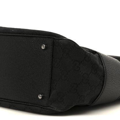Gucci Monogram Shoulder Bag Black 10 of 10