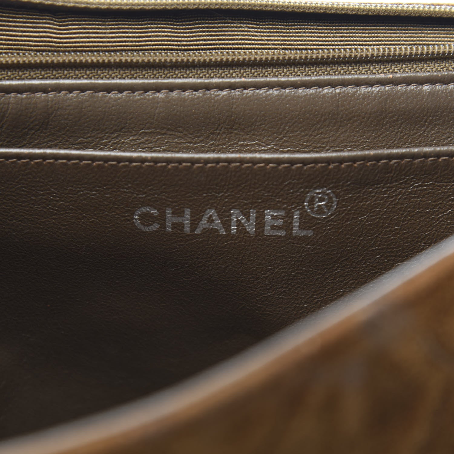 Chanel Suede Quilted Shoulder Flap Bag Brown 6 of 12