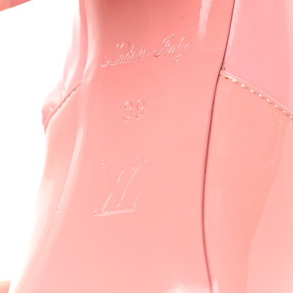 Louis Vuitton Patent Uniformes Silhouette Ankle Boots 39 Pink 6 of 7