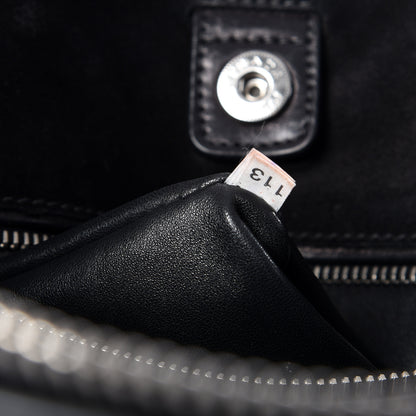 Prada Glace Calf Twin Pocket Tote Black 8 of 12