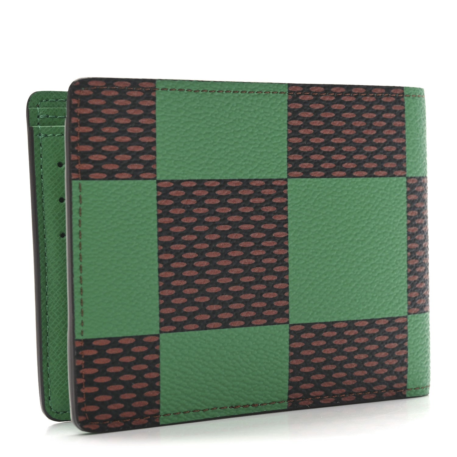 Louis Vuitton Damier Pop Multiple Wallet Green 3 of 6