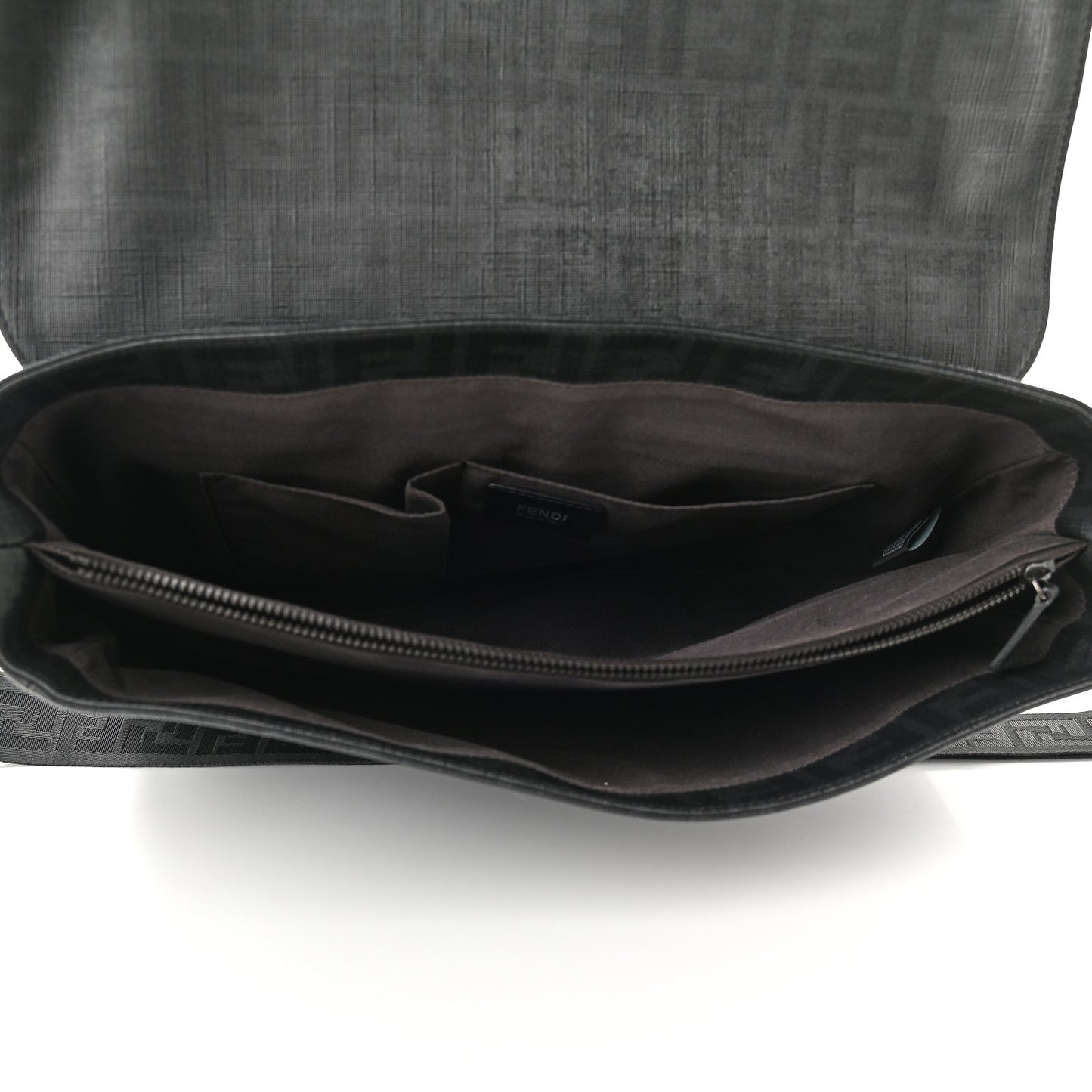 Zucca Spalmati Messenger Bag Black