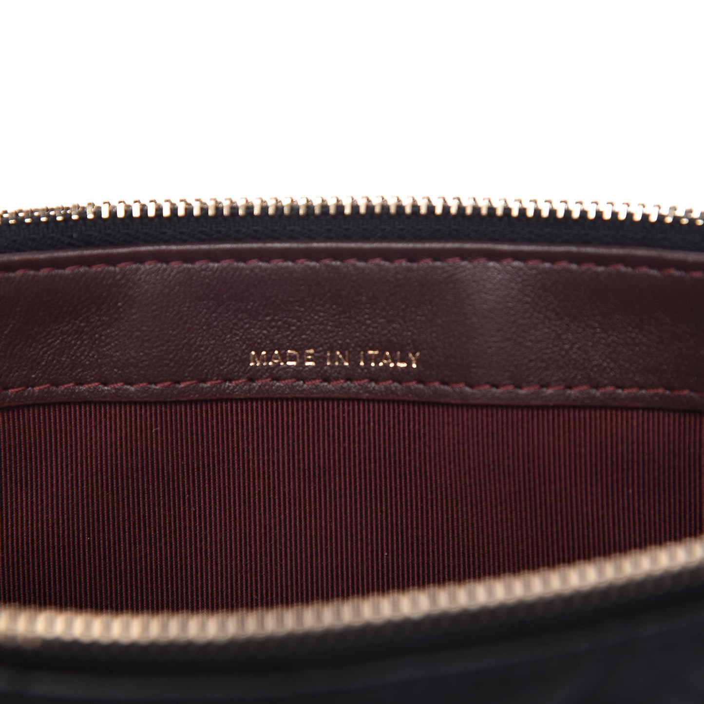 Lambskin Quilted Small Clutch With Chain Black