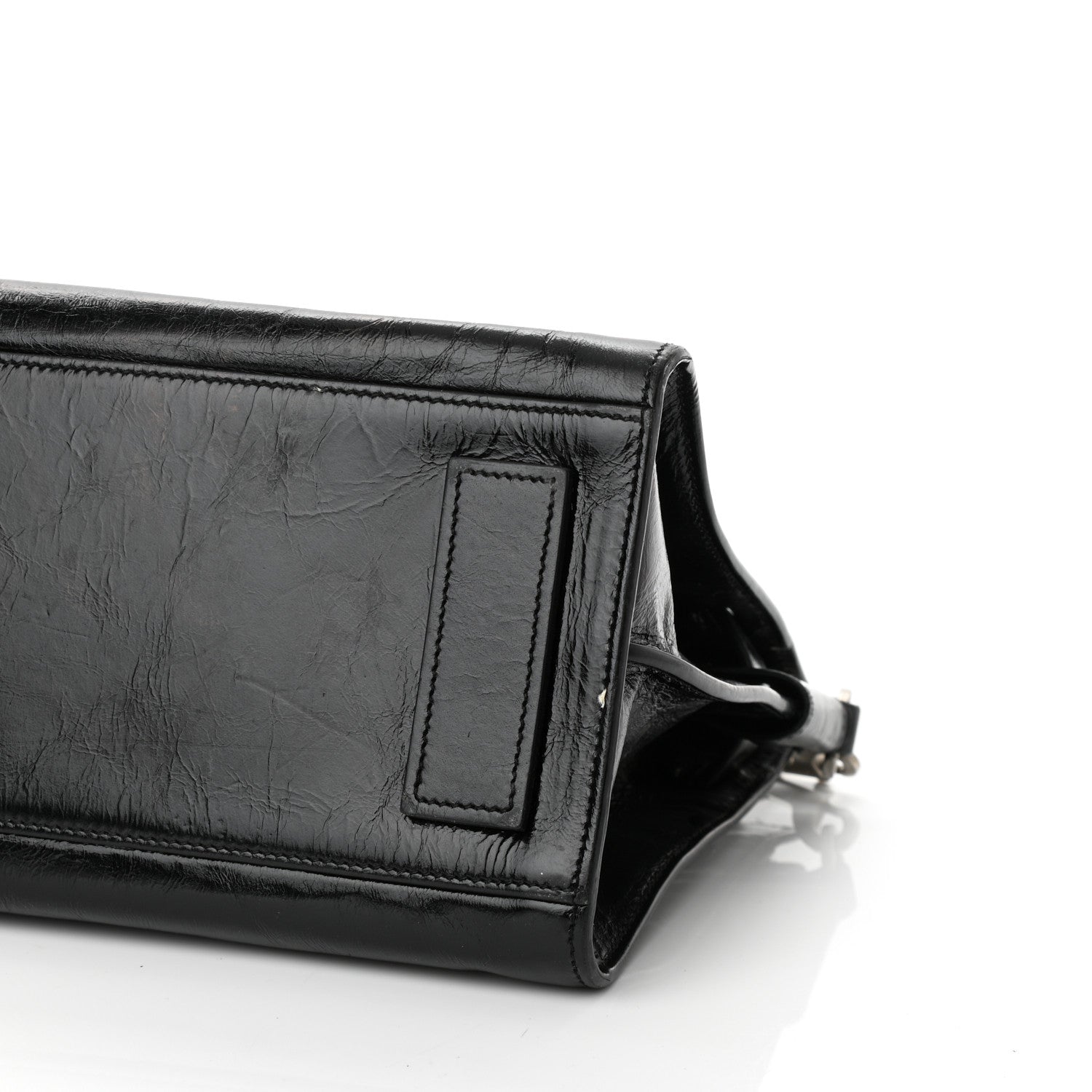 Saint Laurent Glace Calfskin Baby Souple Sac De Jour Black 9 of 10