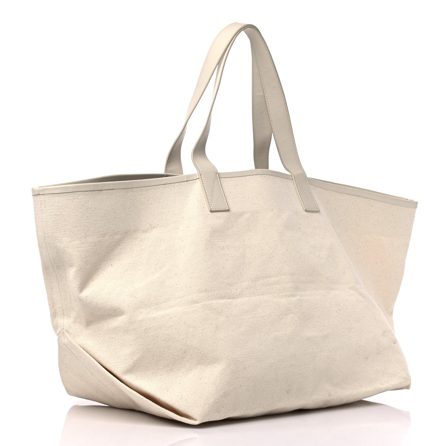 Textile Made In Tote Natural Red