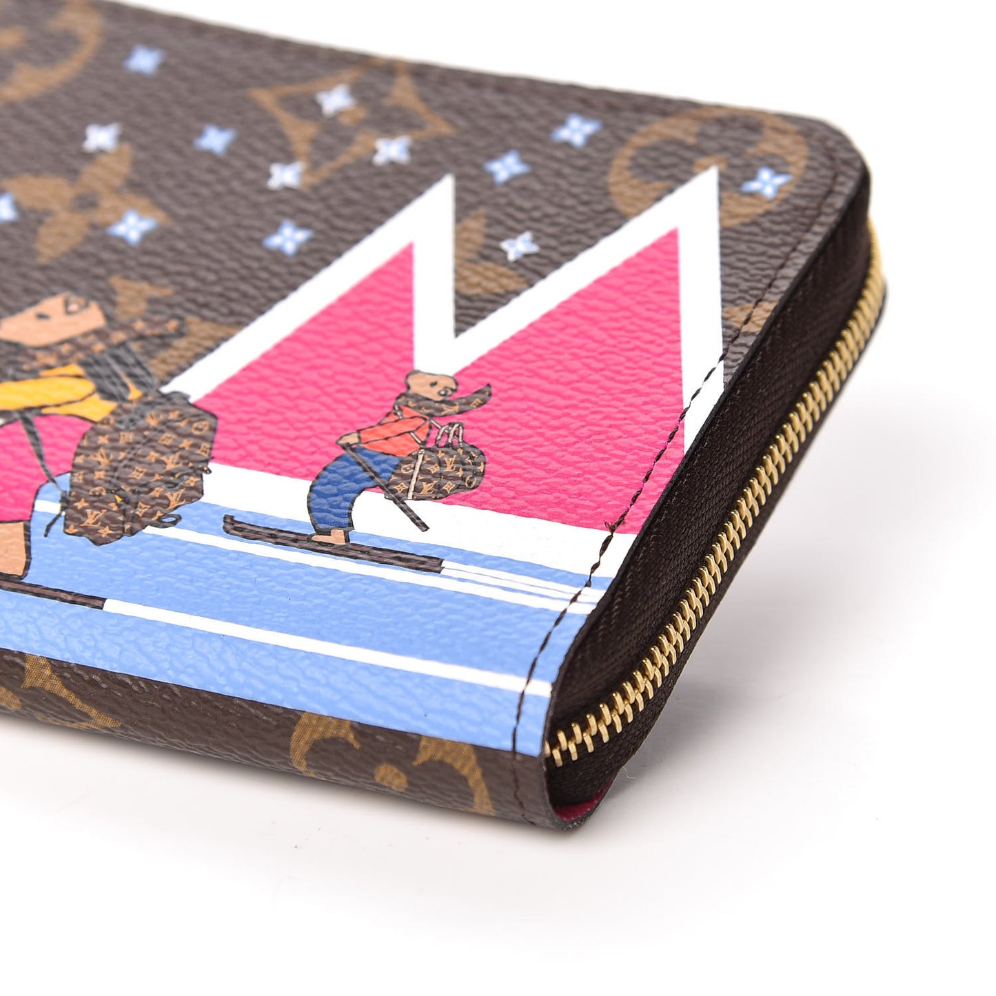 Monogram 2018 Christmas Animation Zippy Coin Purse