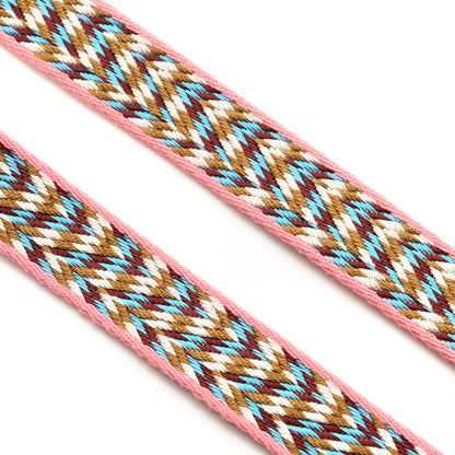 Hermes Toile Swift 25mm Sangle Cavale Shoulder Strap Rose d'Ete White Gold 6 of 6