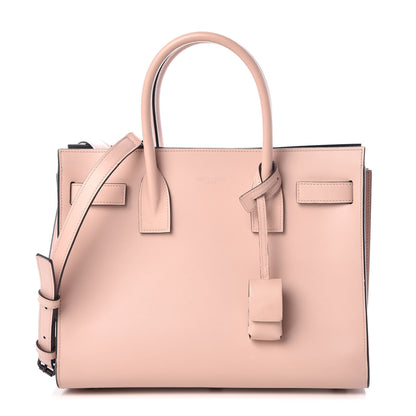 Saint Laurent Smooth Calfskin Baby Sac De Jour Pale Pink 1 of 9