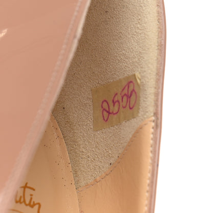 Christian Louboutin Patent Pigalle Follies 85 Pumps 38.5 Nude 8 of 10