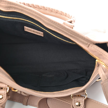 Balenciaga Chevre Gold Metallic Edge Hardware S City Rose Des Sables 5 of 9