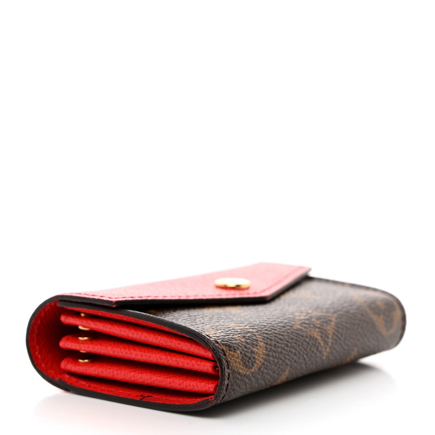 Monogram Sarah Multicartes Coquelicot