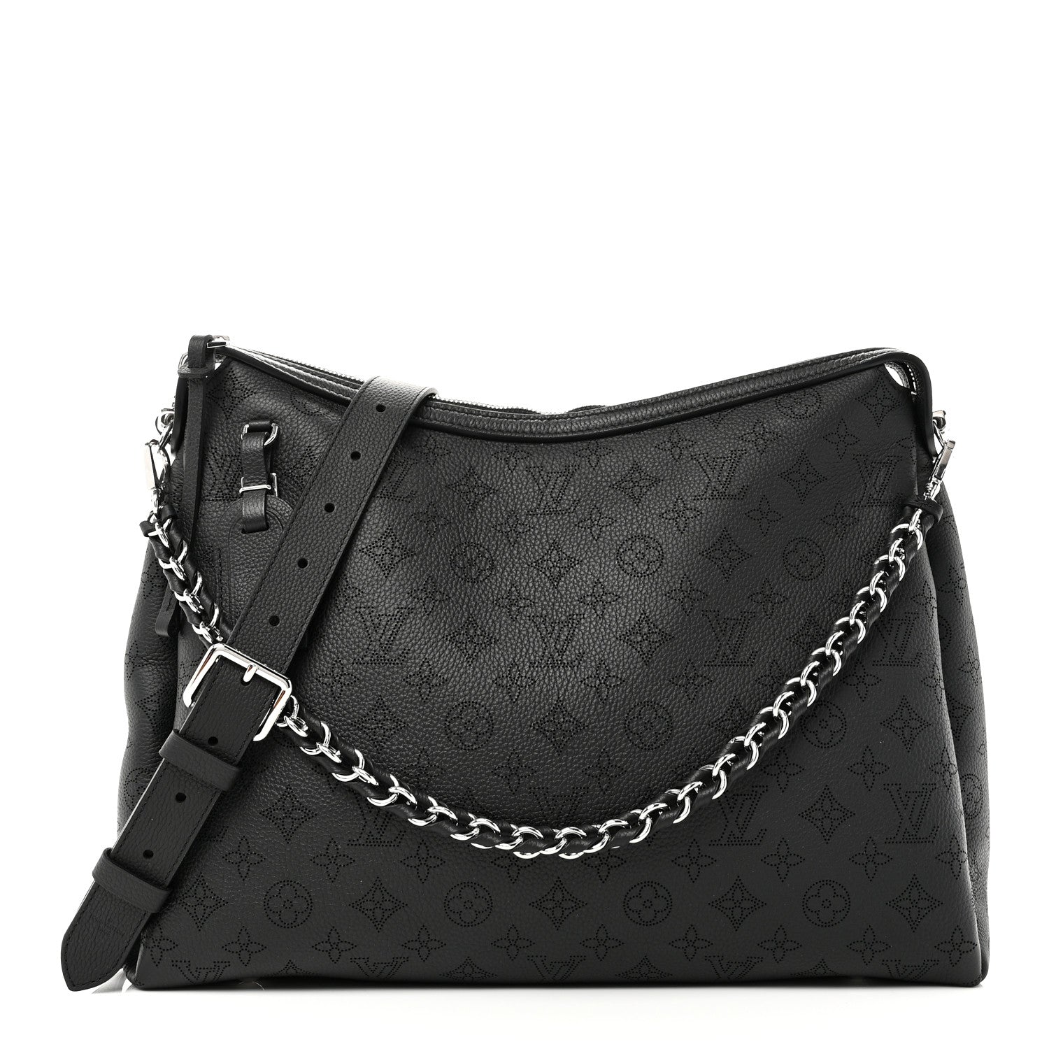 Louis Vuitton Mahina Braided Hand It All MM Black 1 of 10