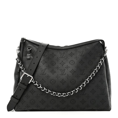 Louis Vuitton Mahina Braided Hand It All MM Black 1 of 10
