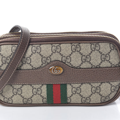 Gucci GG Supreme Monogram Web Mini Ophidia GG Bag Brown 8 of 10