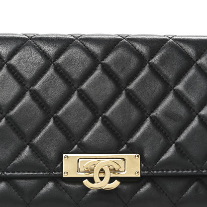 Chanel Lambskin Quilted Golden Class Wallet on Chain WOC Black 8 of 10