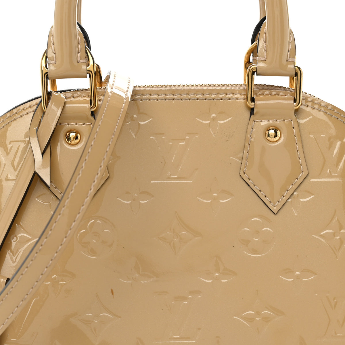 Louis Vuitton Vernis Alma BB Dune 8 of 14