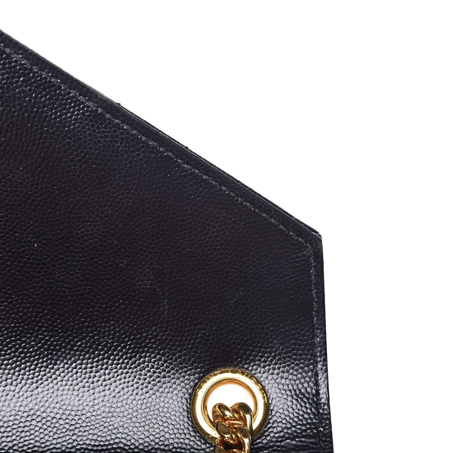 Grain De Poudre Textured Mixed Matelasse Triquilt Medium Monogram Satchel Black