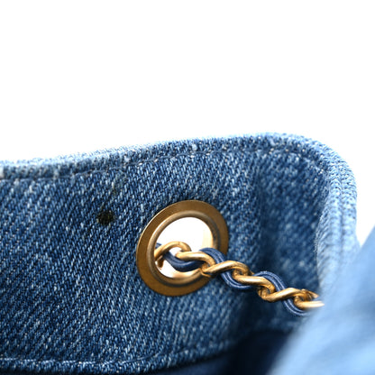 Chanel Washed Denim Quilted Small Chanel 25 Handbag Blue 11 of 12