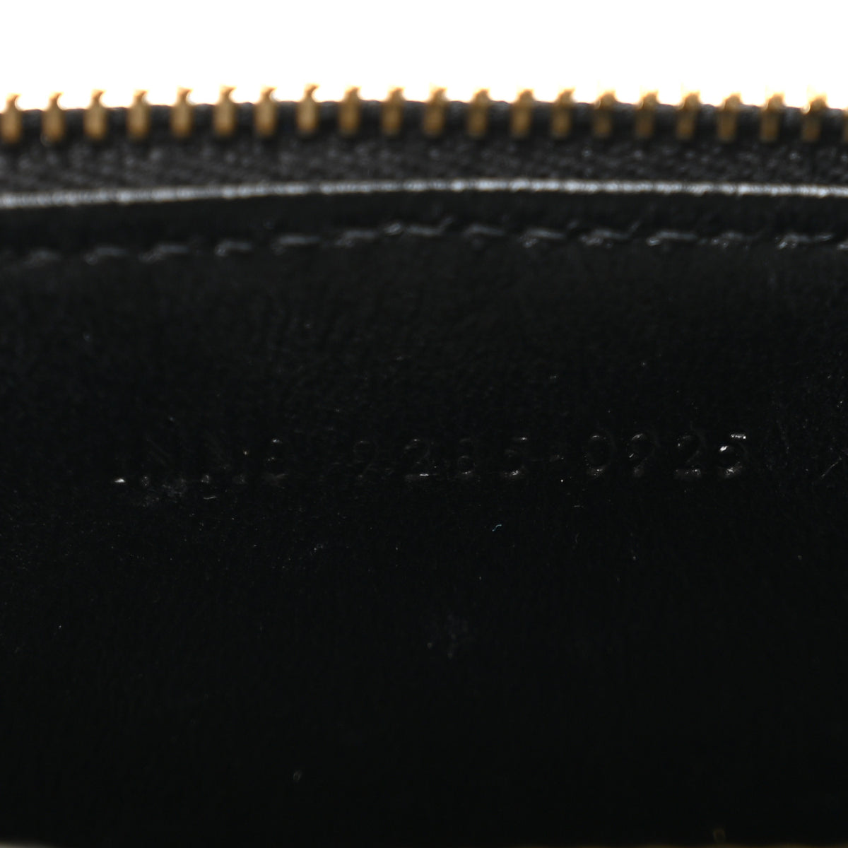 Lambskin Quilted Micro Gaby Vanity Case Black