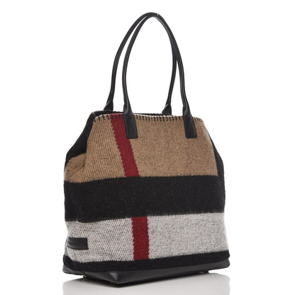 Burberry Brit Blanket Medium Lauriston Tote Dark Grey 3 of 8