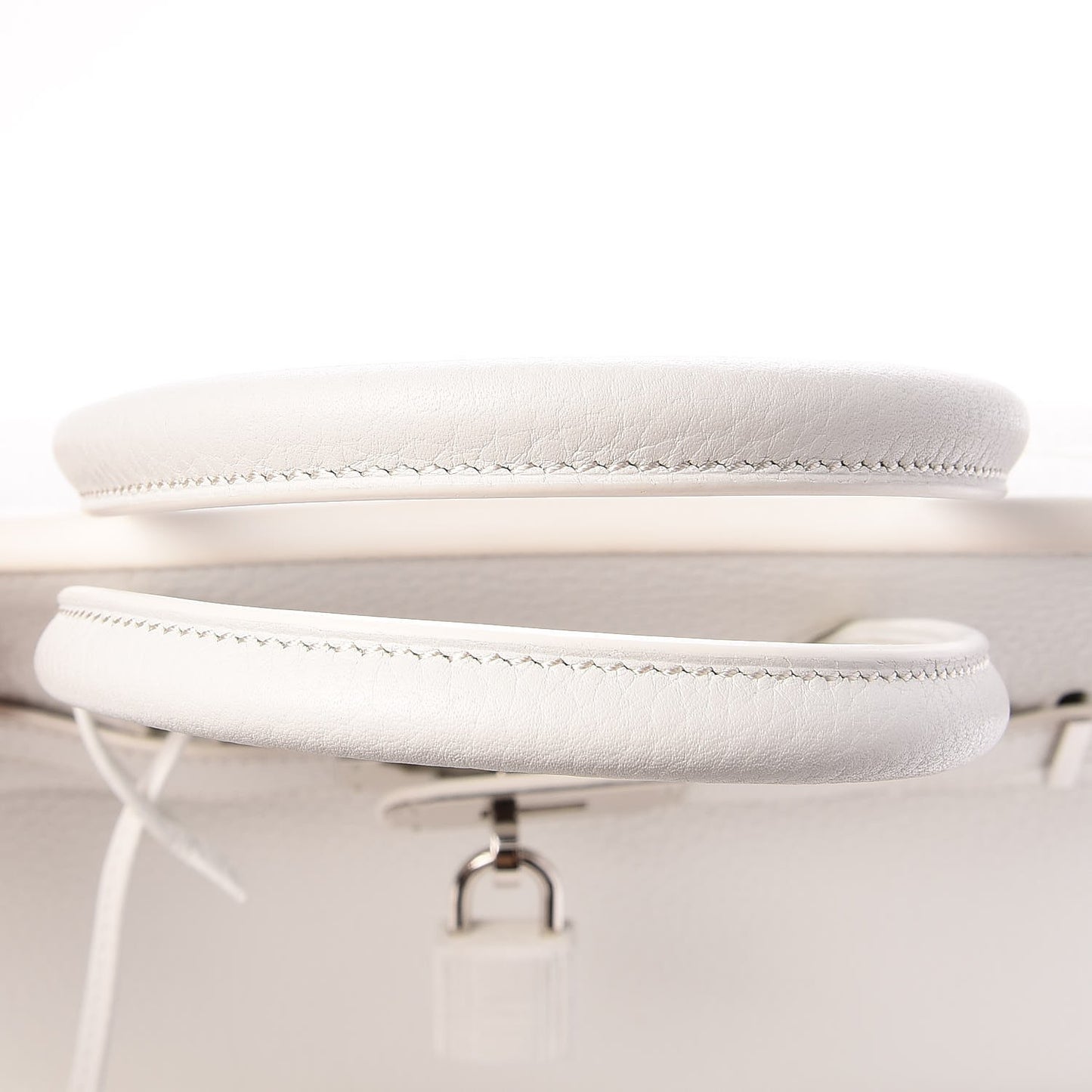 Taurillon Clemence Birkin 30 White