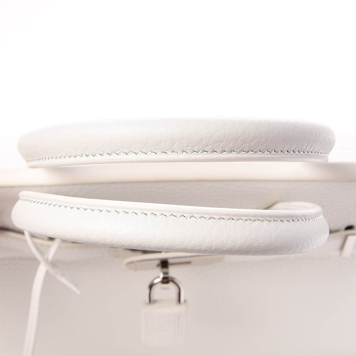 Hermes Taurillon Clemence Birkin 30 White 26 of 36