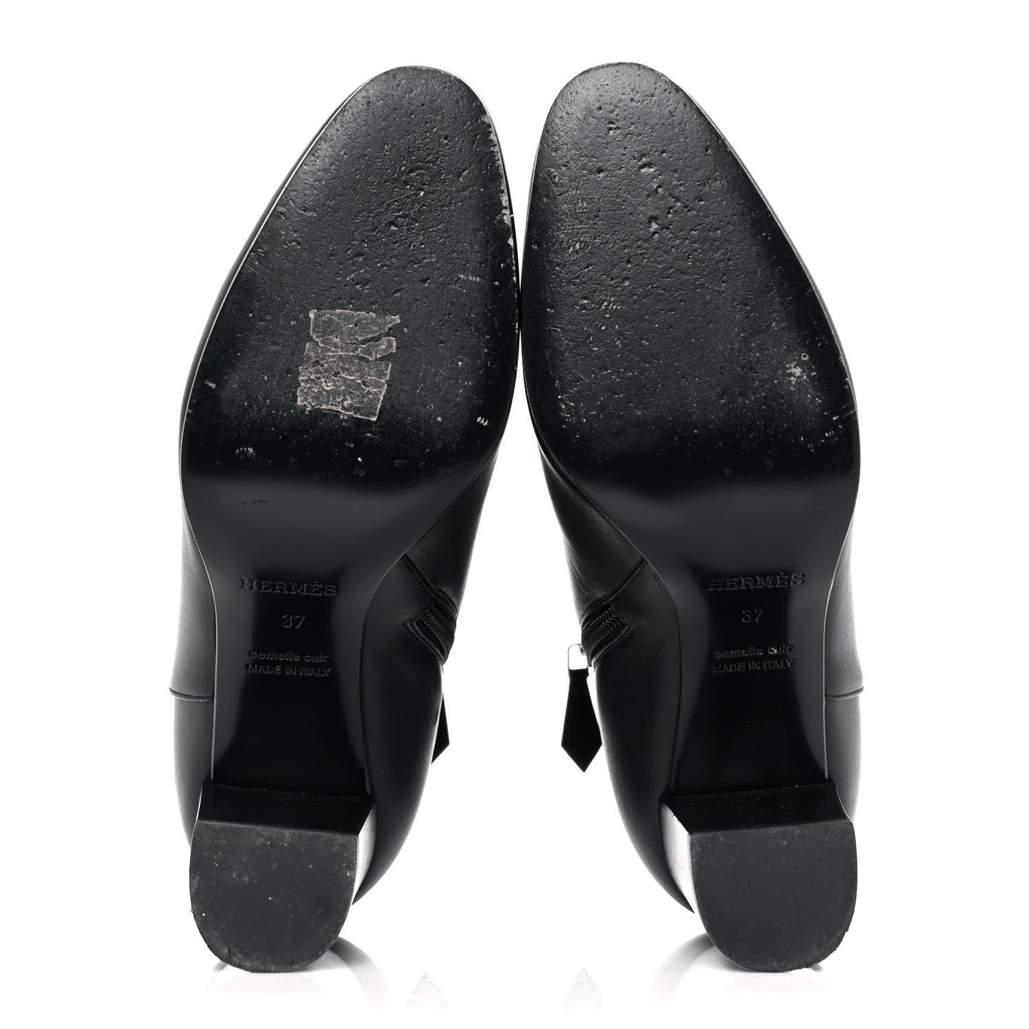 Hermes Calfskin Saint Germain Ankle Boots 37 Black 5 of 8