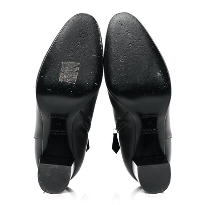 Hermes Calfskin Saint Germain Ankle Boots 37 Black 5 of 8