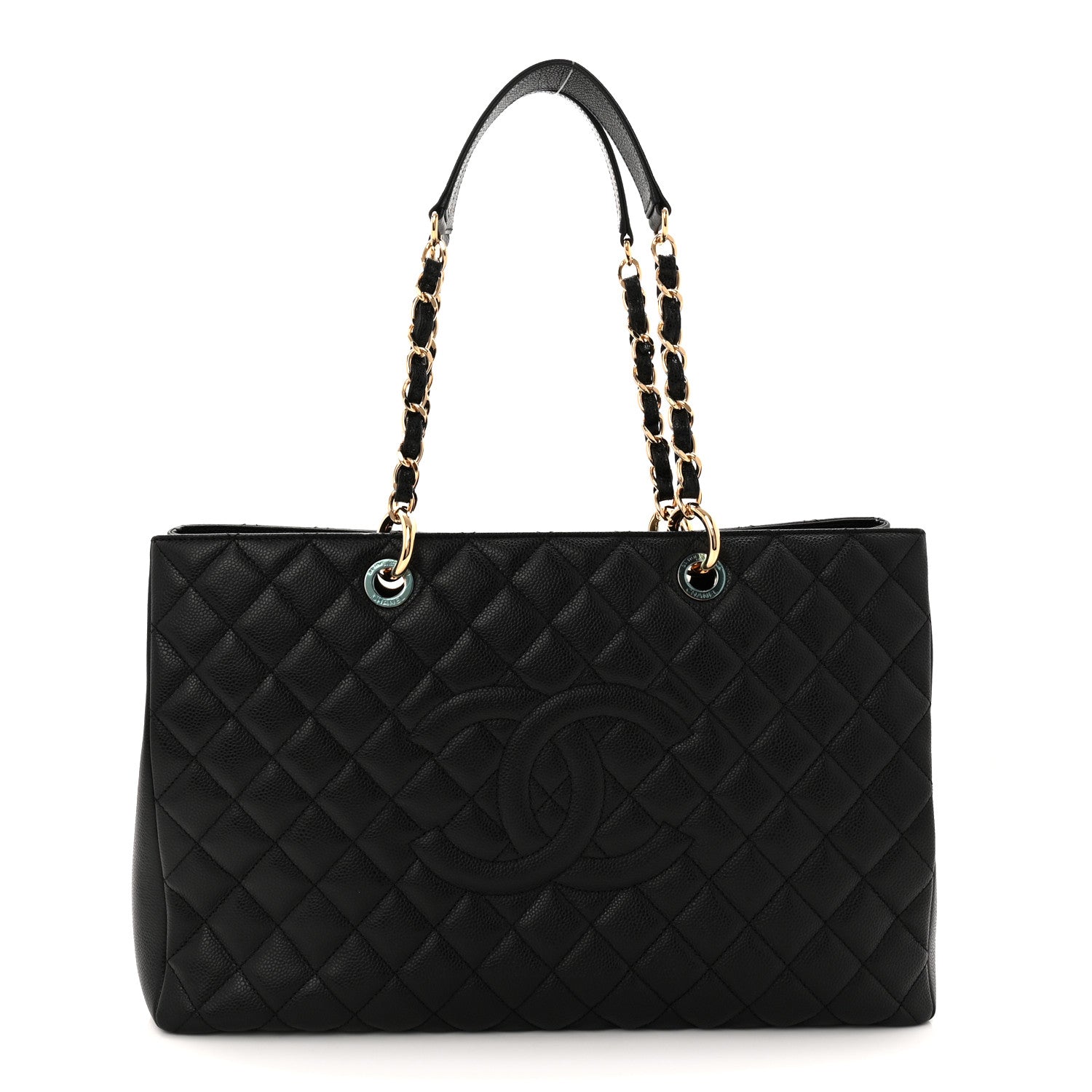 Chanel Caviar Quilted XL Grand Shopping Tote GST Black 1 of 10