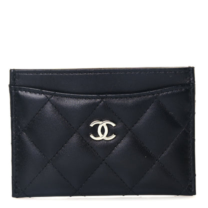Chanel Lambskin Quilted Card Holder Black 1 of 8