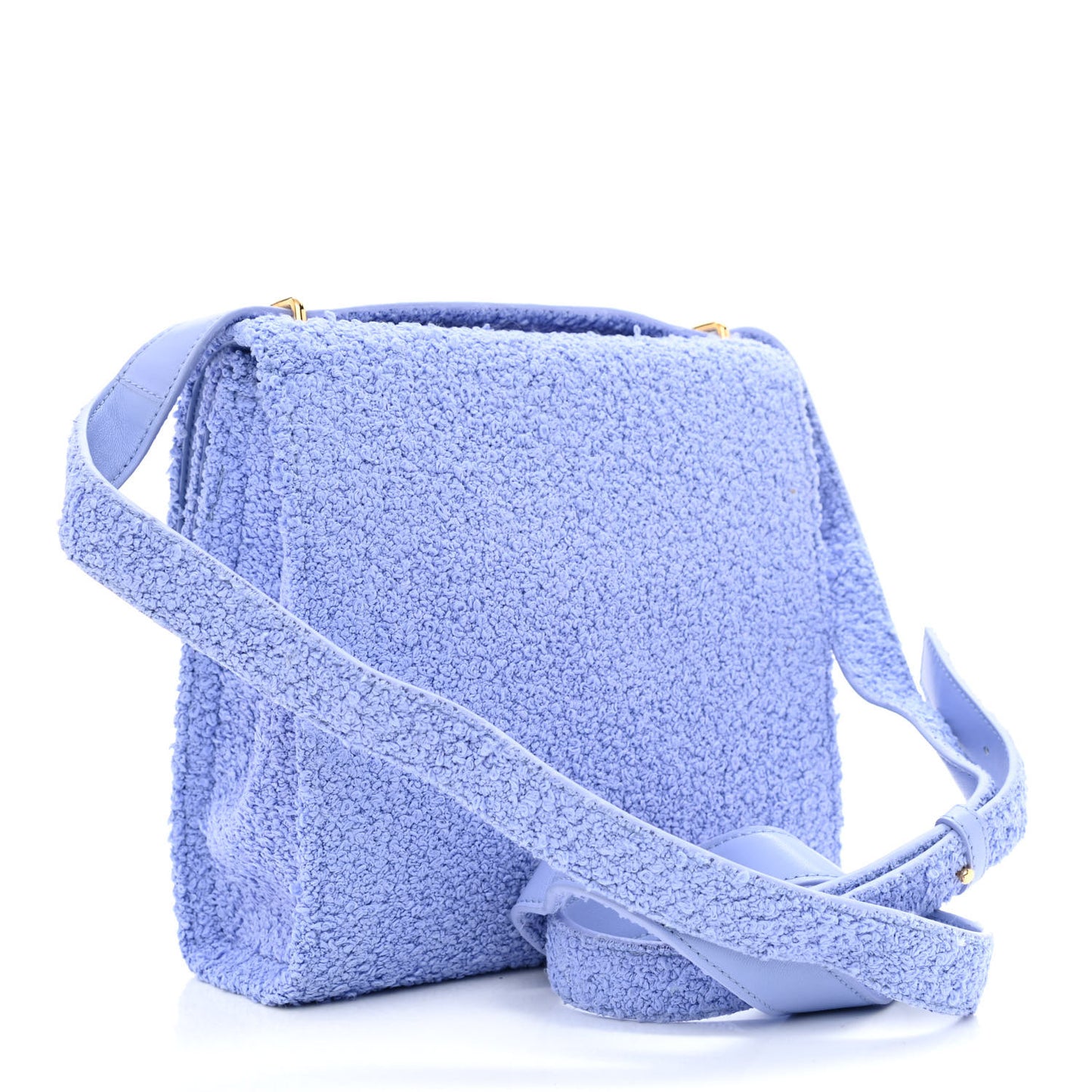 Boucle Clip Bag Periwinkle