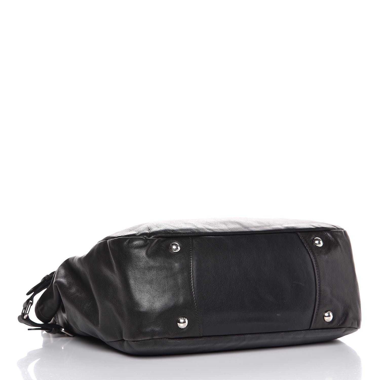 Prada Soft Calf Two Pocket Hobo Nero Black 4 of 8