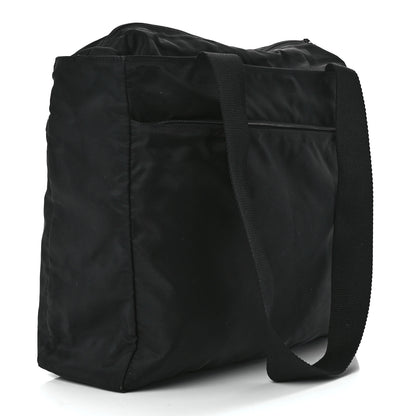 Prada Nylon Vela Large Zip Tote Black 3 of 11