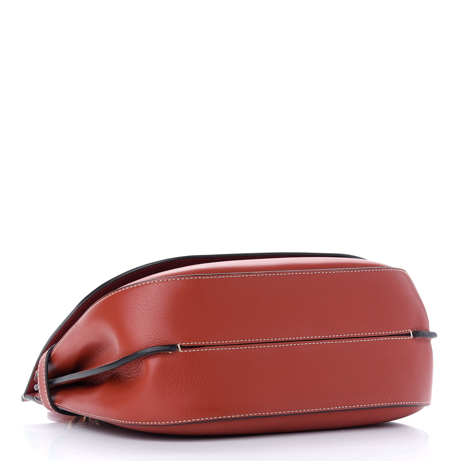 Mulberry Silky Calfskin Amberley Satchel Rust 4 of 9