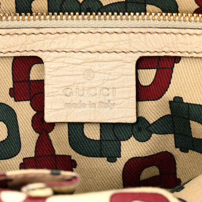 Gucci Monogram Medium Jolicoeur Tote White 6 of 17