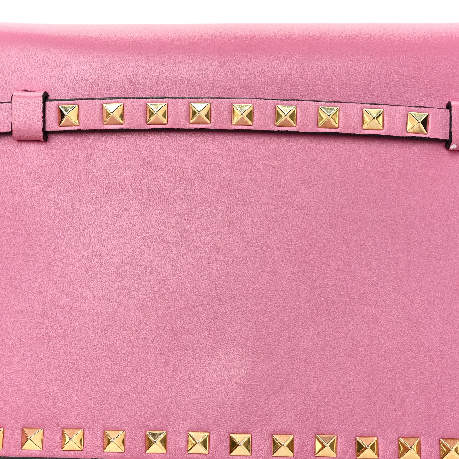 Valentino Garavani Nappa Rockstud Wristlet Clutch Ninphea 16 of 19
