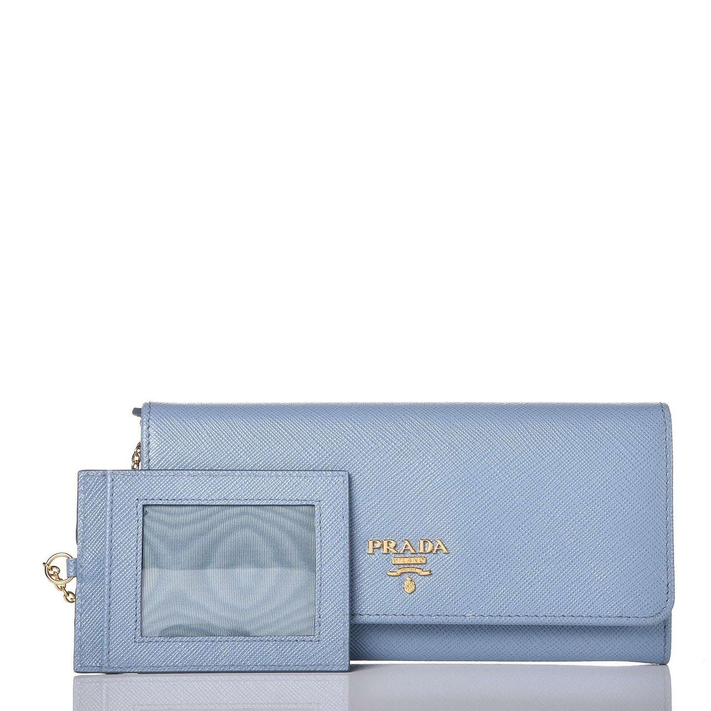 Saffiano Metal Continental Flap Travel Wallet Astrale
