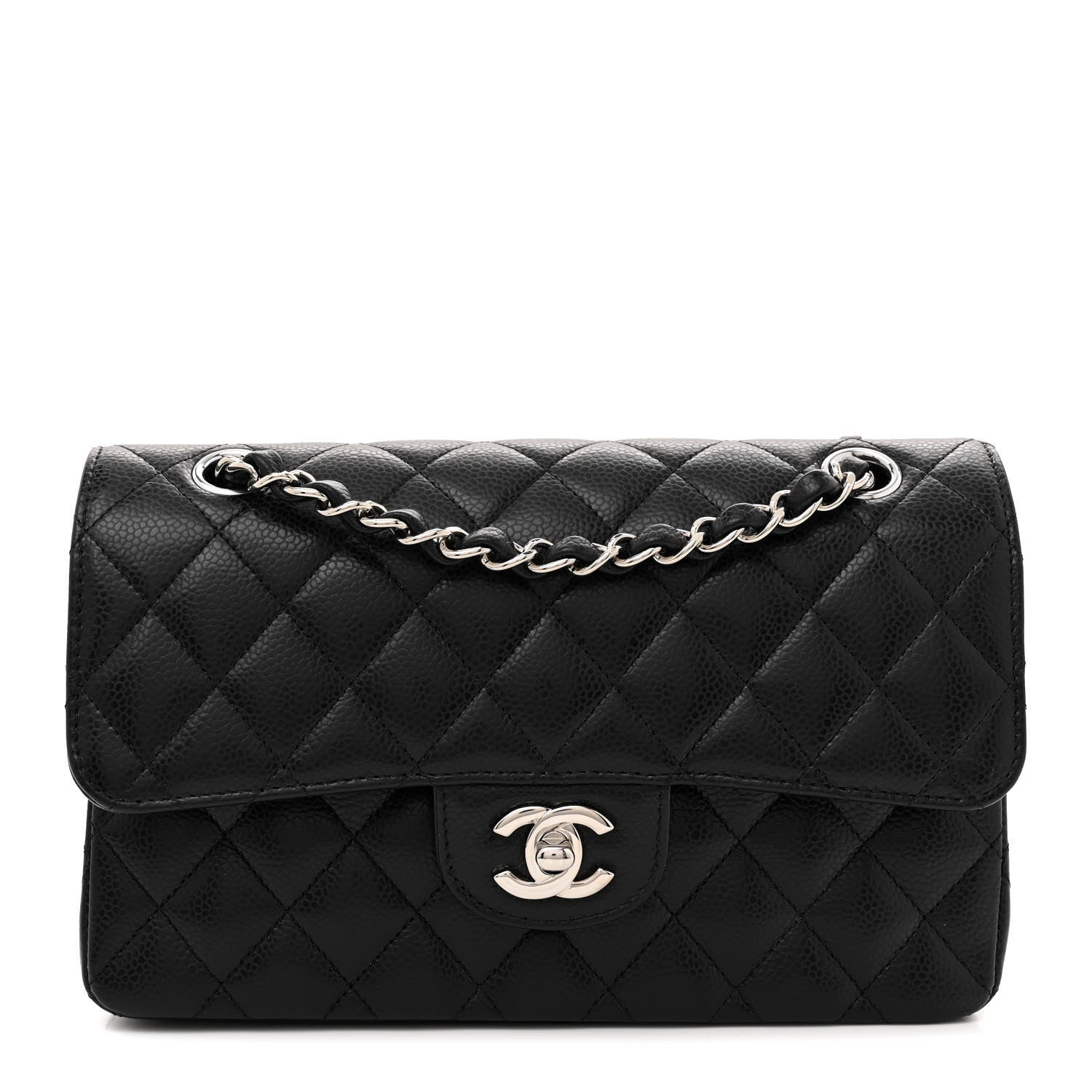 Chanel Caviar Quilted Small Double Flap Black 1 of 12