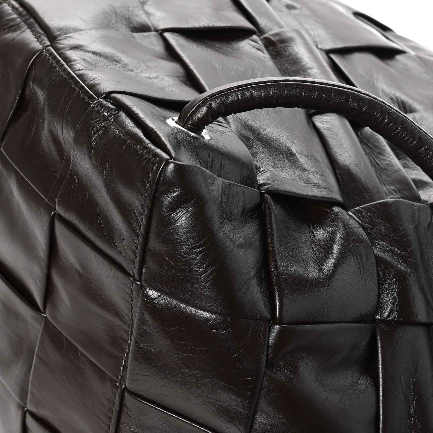 Bottega Veneta Paper Calfksin Intreccio Sailor Cassette Backpack Fondant 11 of 12
