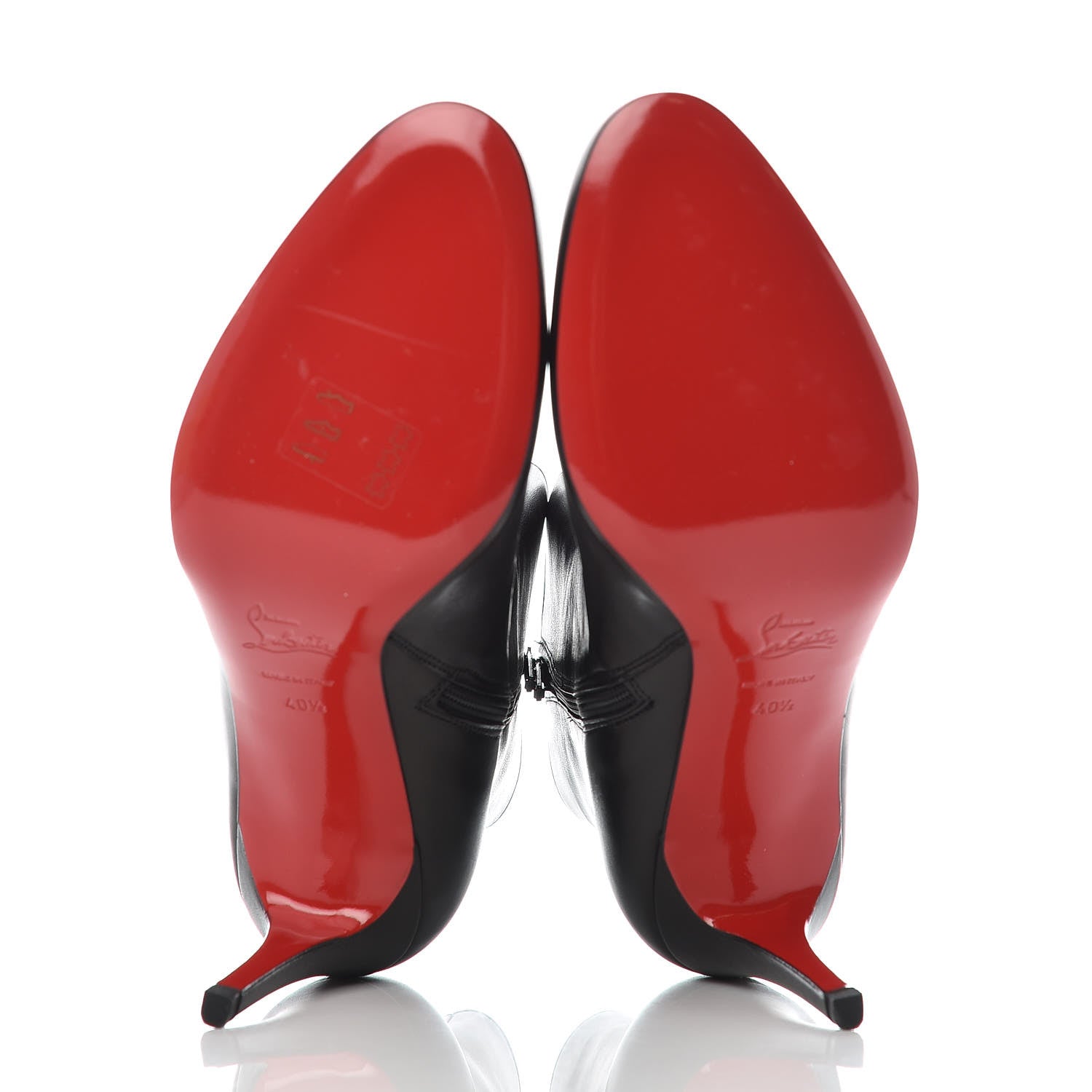 Christian Louboutin Calfskin VIP Simple Booty 85 Ankle Boots 40.5 Black 5 of 8