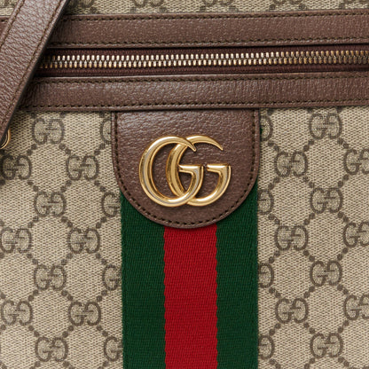 Gucci GG Supreme Monogram Web Small Ophidia Messenger Bag Brown 9 of 12