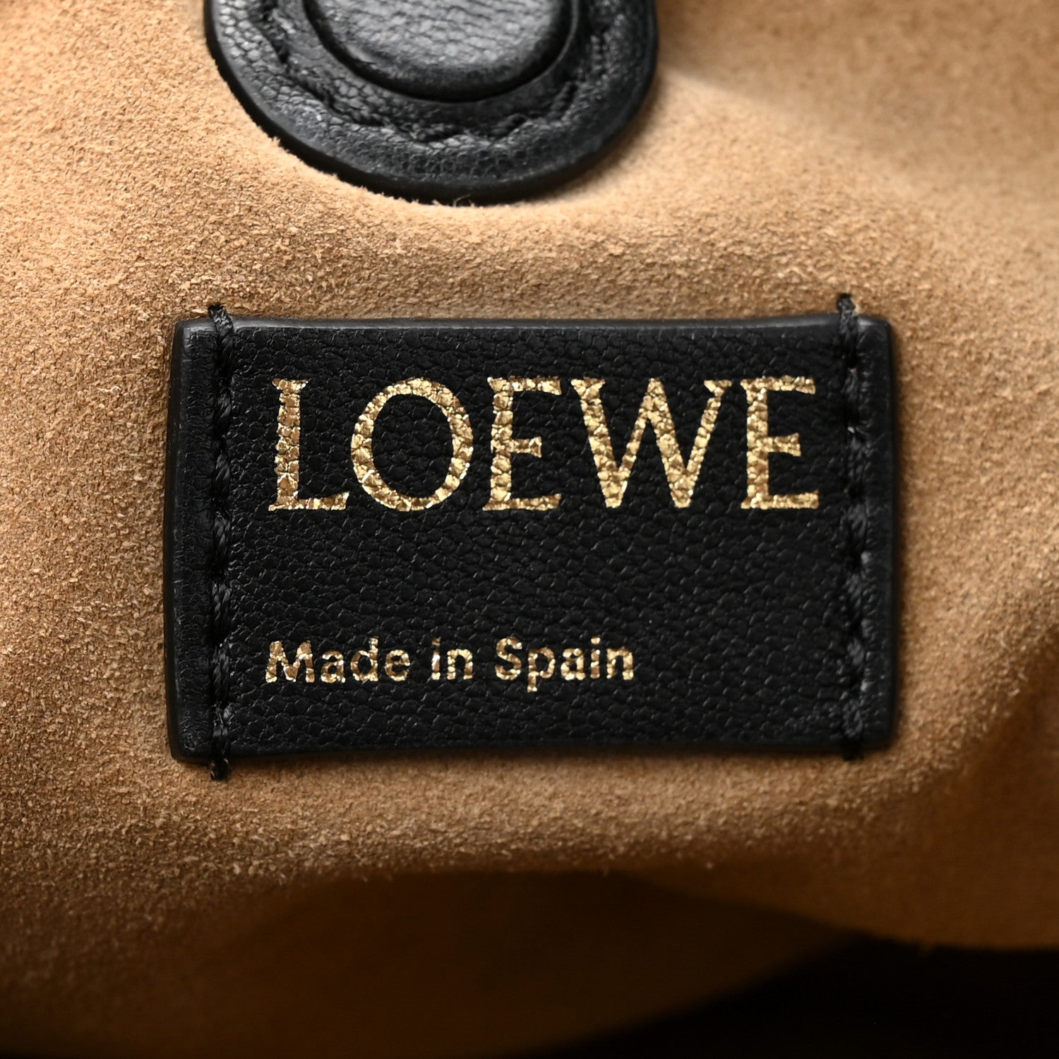 Loewe Mellow Nappa Donut Chain Mini Flamenco Knot Clutch Black 6 of 11