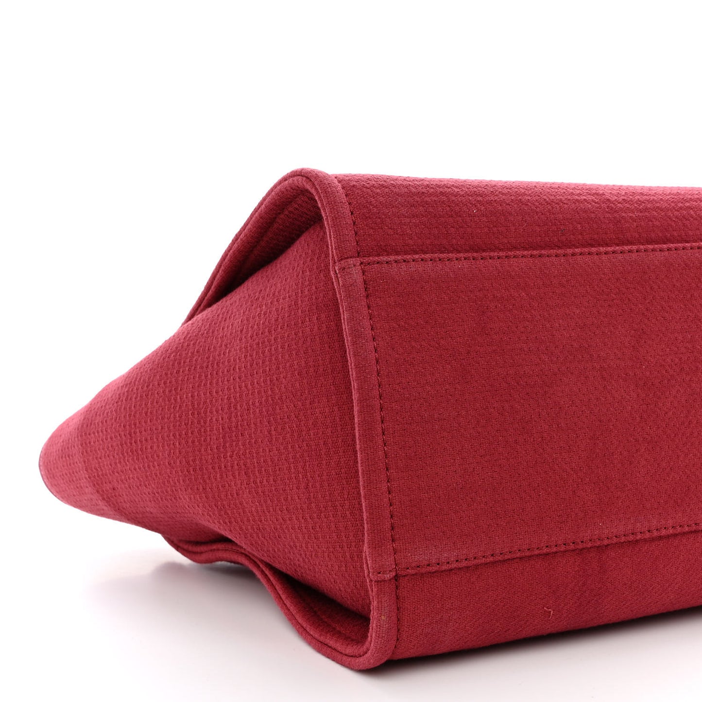 Canvas Medium Deauville Tote Red