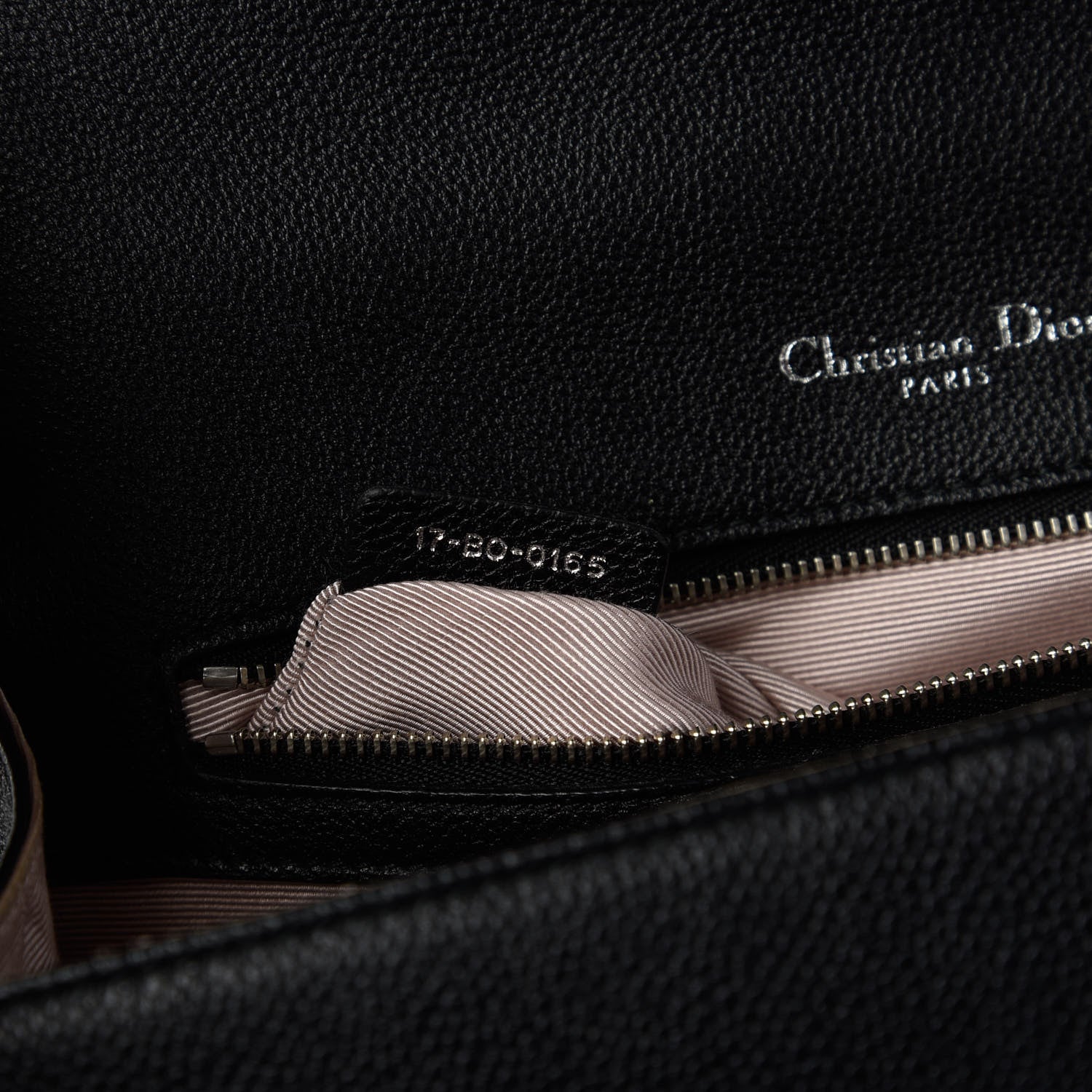 Christian Dior Grained Calfskin Medium Diorama Flap Bag Black 8 of 12