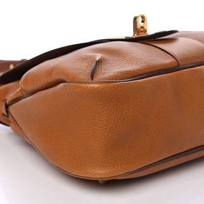 Chloe Grained Lambskin Medium Lexa Shoulder Bag Mustard Brown 8 of 10
